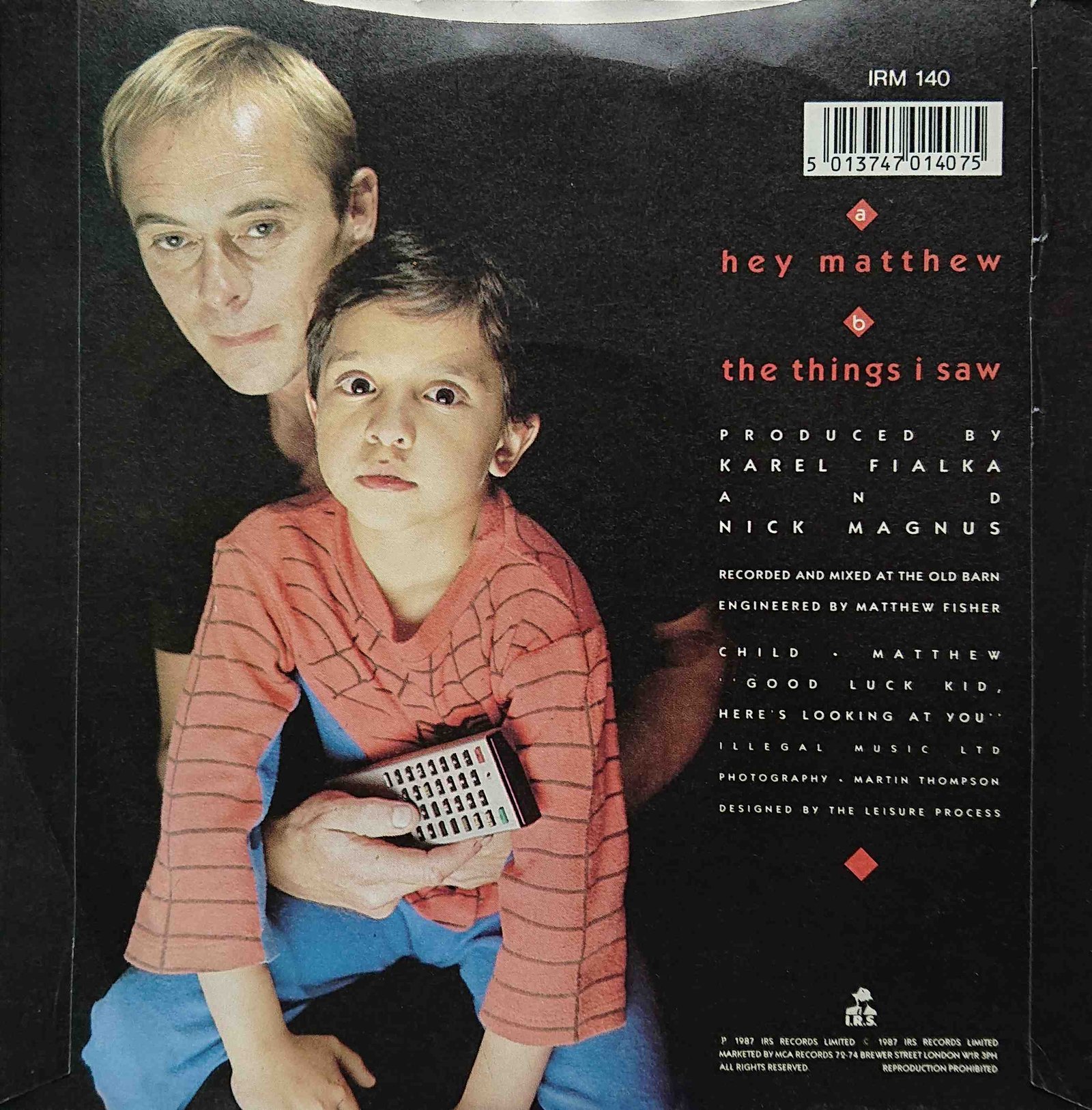 Back cover of IRM 140